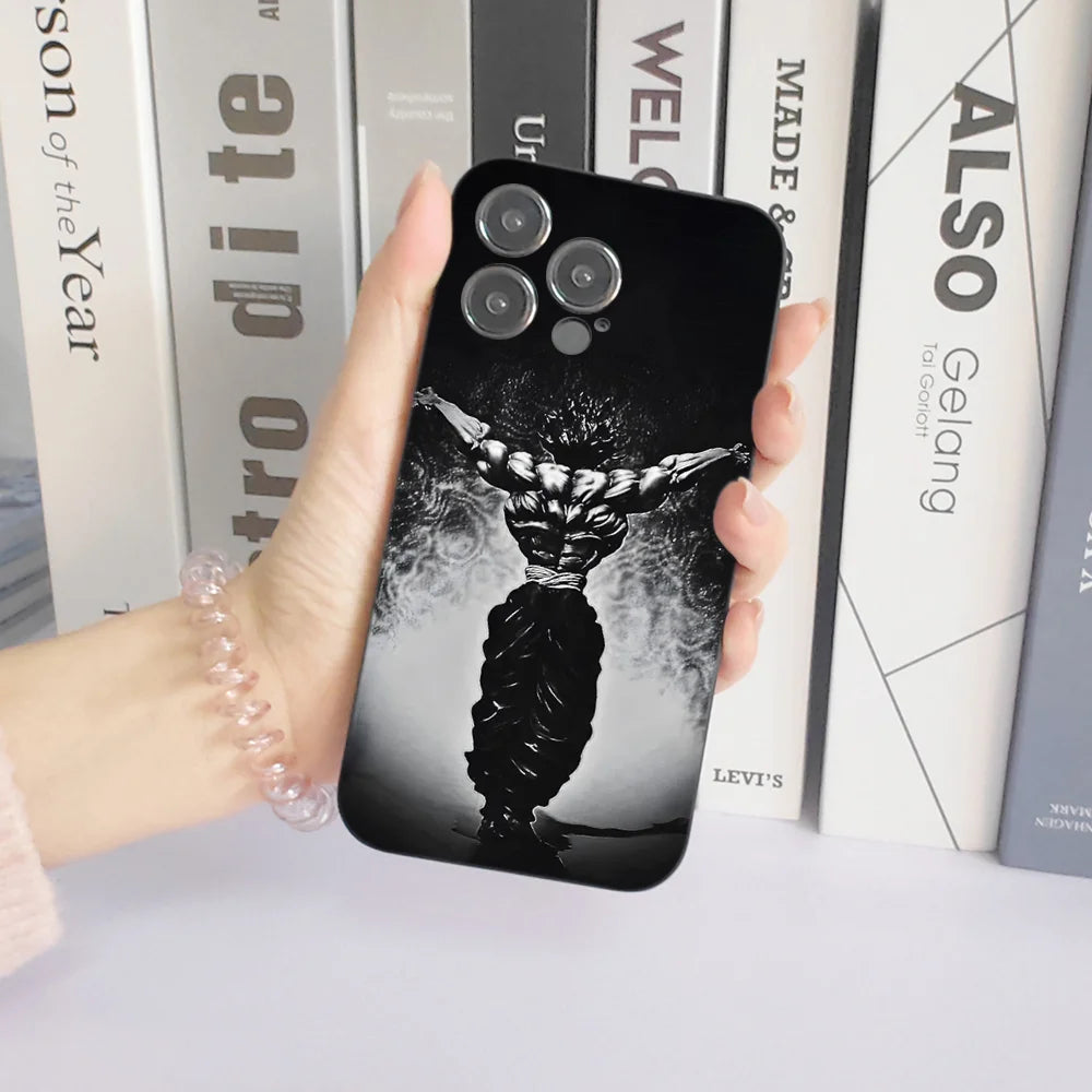 Baki Hanma Cases iPhone 16 15 14 13 Plus Pro Max Plus
