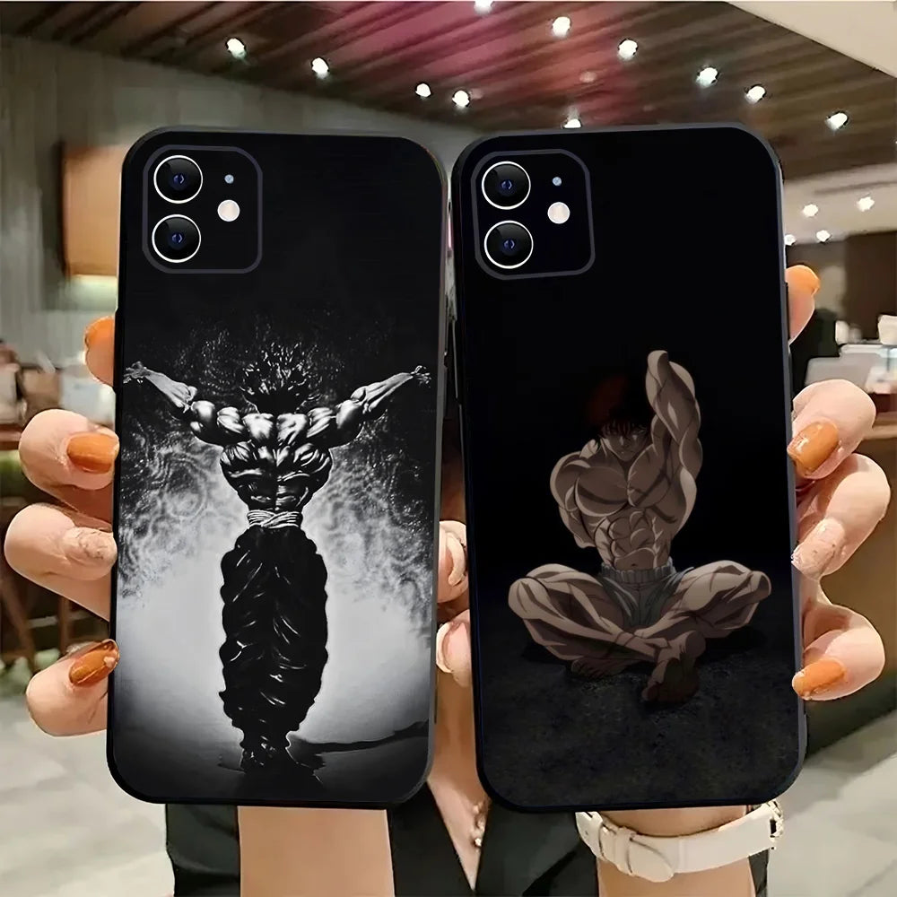 Baki Hanma Cases iPhone 16 15 14 13 Plus Pro Max Plus