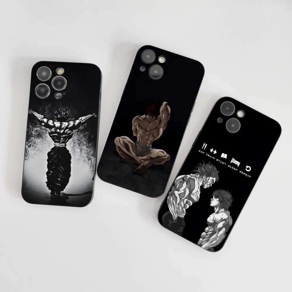 Baki Hanma Cases iPhone 16 15 14 13 Plus Pro Max Plus