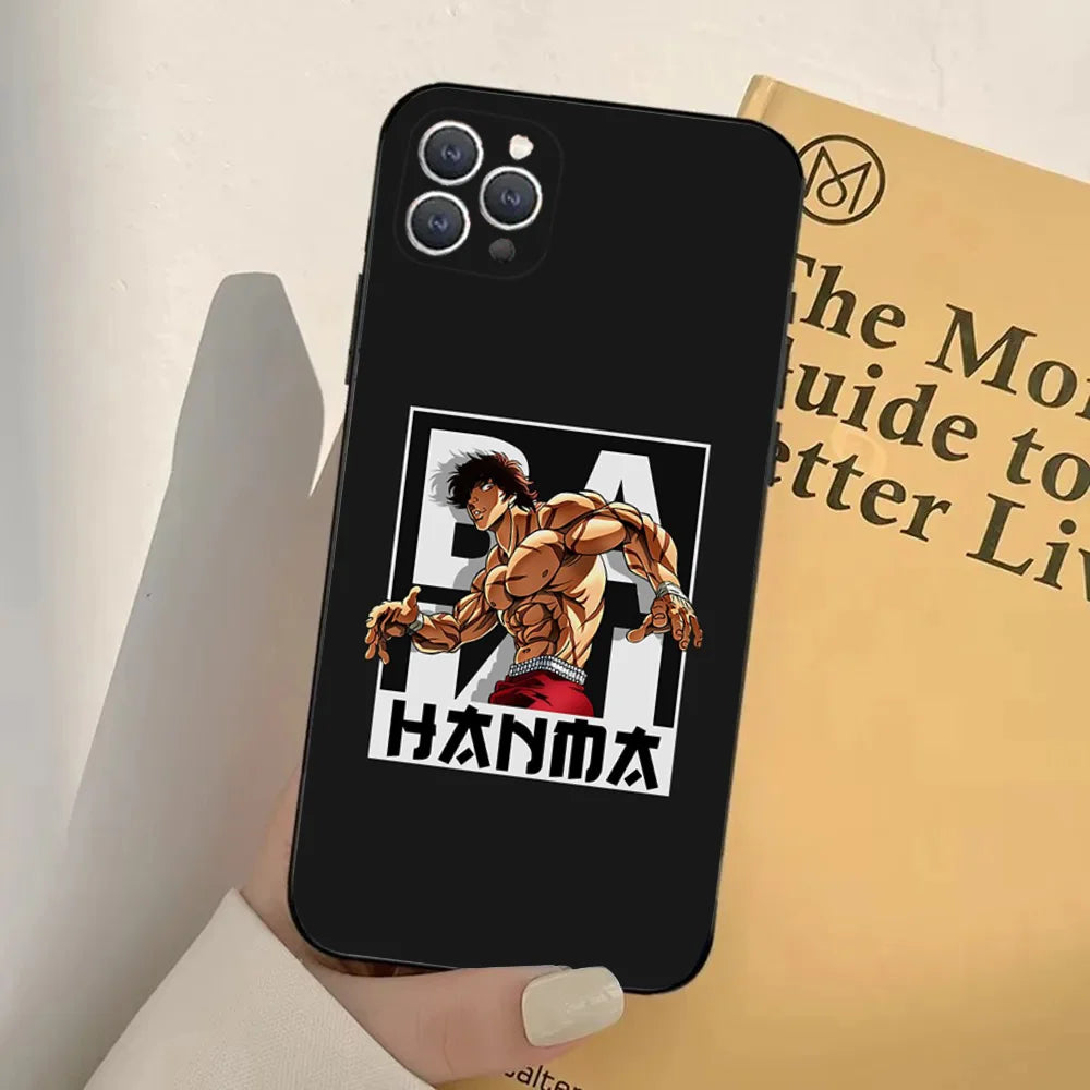 Baki Hanma Cases iPhone 16 15 14 13 Plus Pro Max Plus